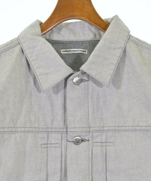 uniform experiment（ユニフォームエクスペリメント）デニムジャケット 白 サイズ:3(L位) メンズ/2200630067017
