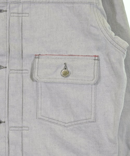 uniform experiment（ユニフォームエクスペリメント）デニムジャケット 白 サイズ:3(L位) メンズ/2200630067017