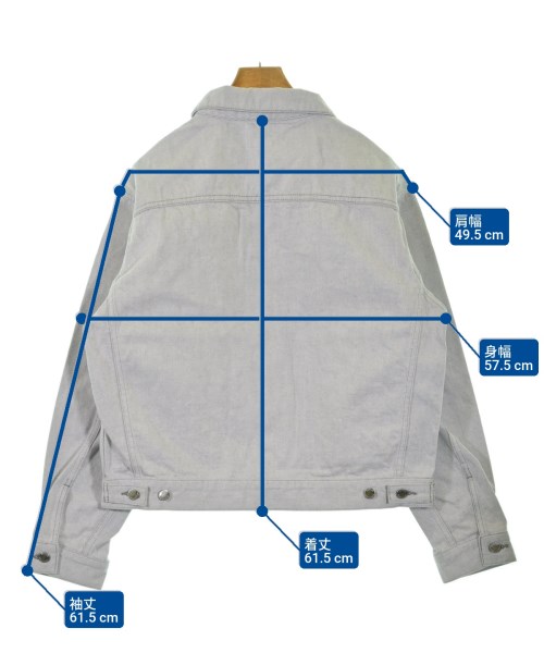 uniform experiment（ユニフォームエクスペリメント）デニムジャケット 白 サイズ:3(L位) メンズ/2200630067017