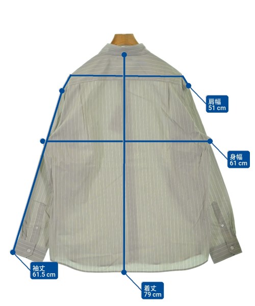 uniform experiment（ユニフォームエクスペリメント）カジュアルシャツ グレー サイズ:4(XL位) メンズ/2200630067109