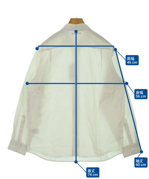 uniform experiment（ユニフォームエクスペリメント）カジュアルシャツ 白 サイズ:1(S位) メンズ/2200630067116