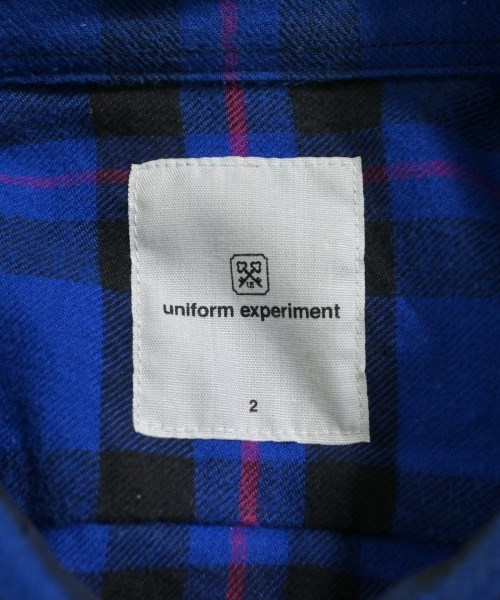 uniform experiment（ユニフォームエクスペリメント）カジュアルシャツ 青 サイズ:2(M位) メンズ/2200629166035