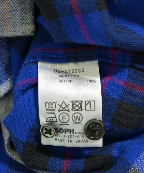 uniform experiment（ユニフォームエクスペリメント）カジュアルシャツ 青 サイズ:2(M位) メンズ/2200629166035