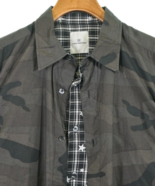 uniform experiment（ユニフォームエクスペリメント）カジュアルシャツ グレー サイズ:2(M位) メンズ/2200629166042