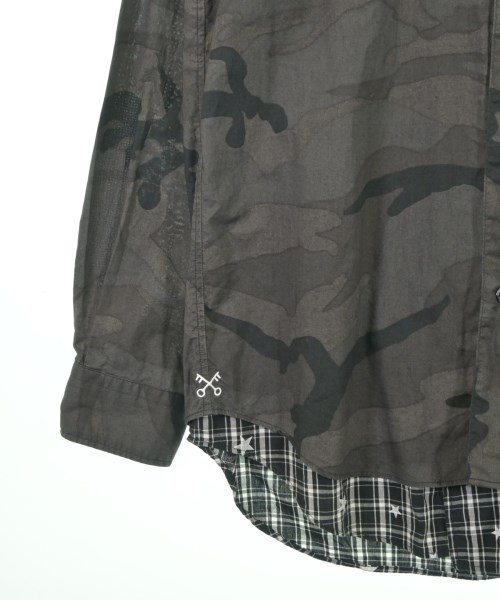 uniform experiment（ユニフォームエクスペリメント）カジュアルシャツ グレー サイズ:2(M位) メンズ/2200629166042