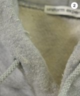 uniform experiment（ユニフォームエクスペリメント）パーカー グレー サイズ:3(L位) メンズ/2200629166059