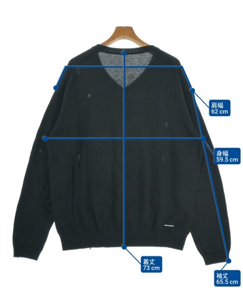 uniform experiment（ユニフォームエクスペリメント）ニット・セーター 黒 サイズ:3(L位) メンズ/2200629166066