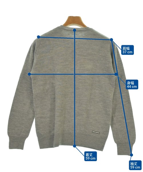 uniform experiment（ユニフォームエクスペリメント）ニット・セーター グレー サイズ:1(S位) メンズ/2200632403028