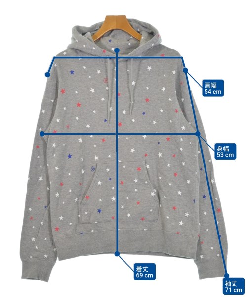 uniform experiment（ユニフォームエクスペリメント）パーカー グレー サイズ:1(S位) メンズ/2200621667011