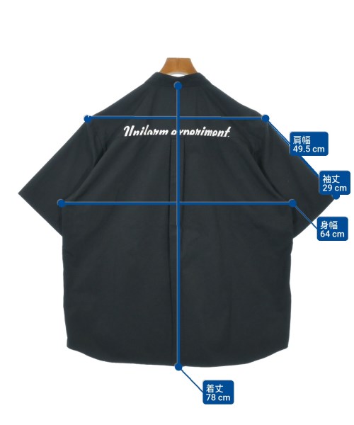 uniform experiment（ユニフォームエクスペリメント）カジュアルシャツ 黒 サイズ:3(L位) メンズ/2200619700041