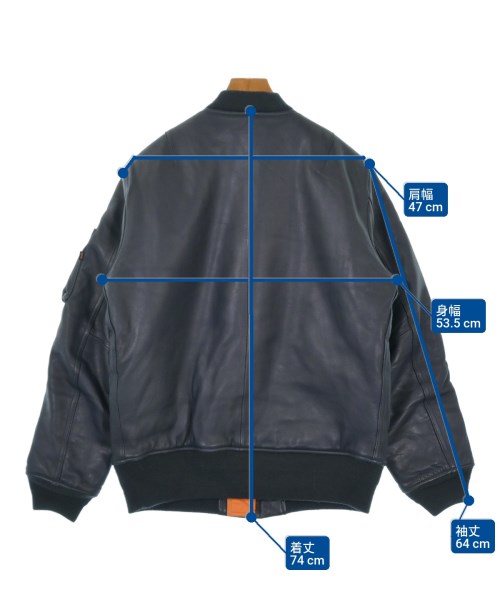 uniform experiment（ユニフォームエクスペリメント）ミリタリーブルゾン 紺 サイズ:XL メンズ/2200634215018