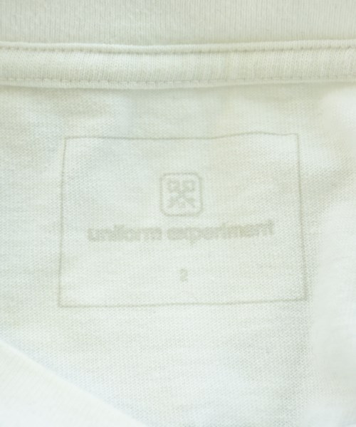uniform experiment（ユニフォームエクスペリメント）Tシャツ・カットソー 白 サイズ:2(M位) メンズ/2200634394157
