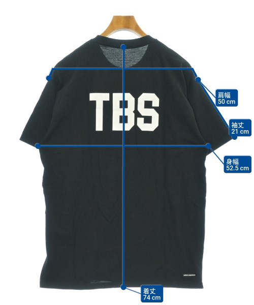 uniform experiment（ユニフォームエクスペリメント）Tシャツ・カットソー 黒 サイズ:4(XL位) メンズ/2200634394164