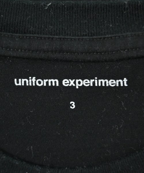 uniform experiment（ユニフォームエクスペリメント）Tシャツ・カットソー 黒 サイズ:3(L位) メンズ/2200613471039