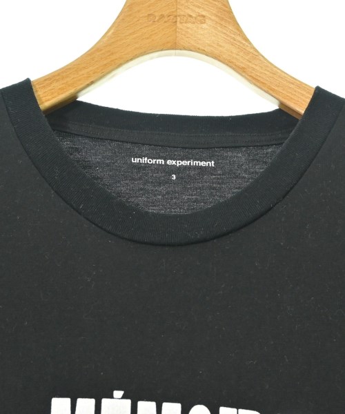 uniform experiment（ユニフォームエクスペリメント）Tシャツ・カットソー 黒 サイズ:3(L位) メンズ/2200613471039