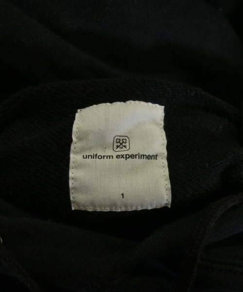 uniform experiment（ユニフォームエクスペリメント）パーカー 黒 サイズ:1(S位) メンズ/2200608771014