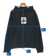 uniform experiment（ユニフォームエクスペリメント）パーカー 黒 サイズ:1(S位) メンズ/2200608771014