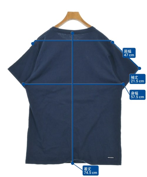 uniform experiment（ユニフォームエクスペリメント）Tシャツ・カットソー 紺 サイズ:2(M位) メンズ/2200611280060