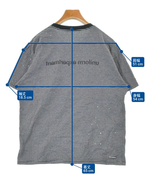 uniform experiment（ユニフォームエクスペリメント）Tシャツ・カットソー 黒 サイズ:3(L位) メンズ/2200612164253