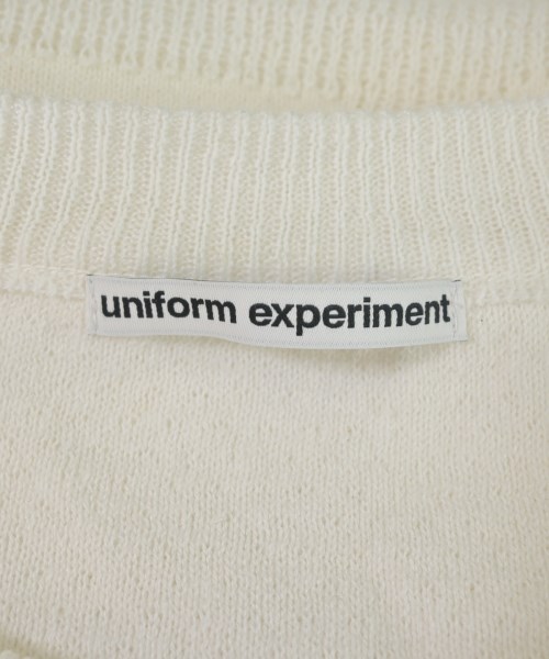 uniform experiment（ユニフォームエクスペリメント）ニット・セーター 白 サイズ:3(L位) メンズ/2200613412247
