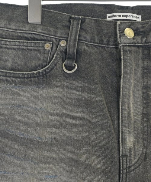 uniform experiment（ユニフォームエクスペリメント）デニムパンツ 黒 サイズ:1(S位) メンズ/2200616920817