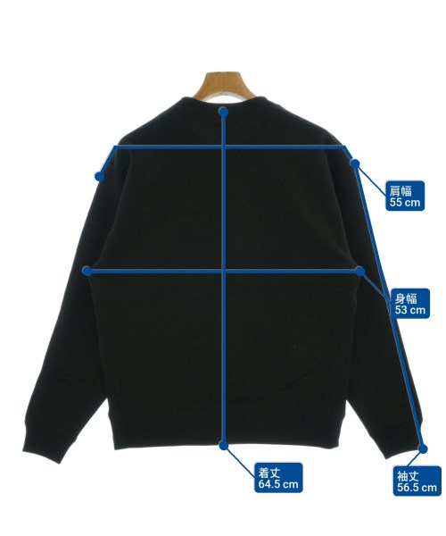 uniform experiment（ユニフォームエクスペリメント）スウェット 黒 サイズ:1(S位) メンズ/2200617978039