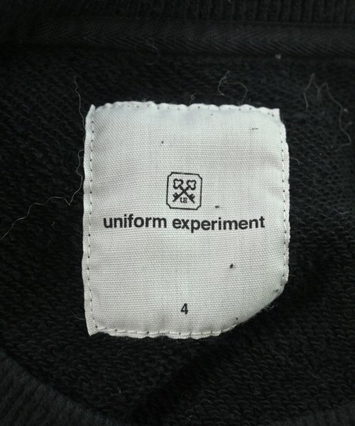 uniform experiment（ユニフォームエクスペリメント）スウェット 黒 サイズ:4(XL位) メンズ/2200618655113
