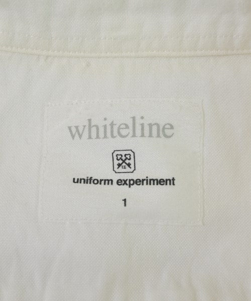 uniform experiment（ユニフォームエクスペリメント）カジュアルシャツ 白 サイズ:1(S位) メンズ/2200619243142