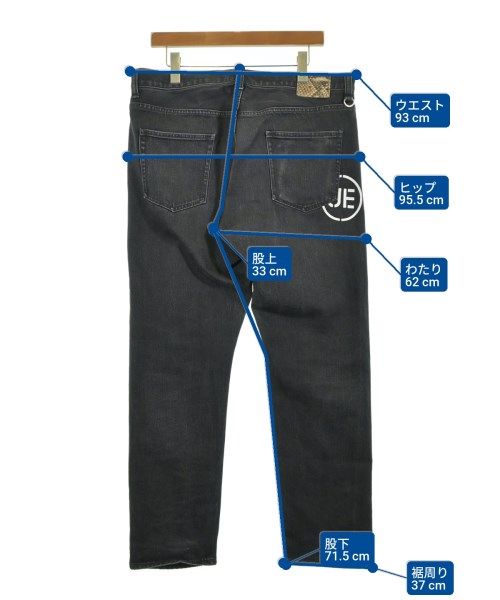 uniform experiment（ユニフォームエクスペリメント）デニムパンツ 黒 サイズ:-(XL位) メンズ/2200619439019