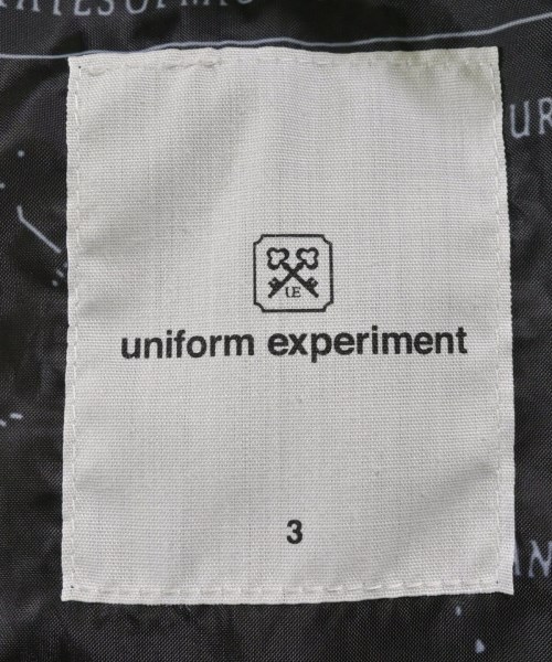 uniform experiment（ユニフォームエクスペリメント）カジュアルジャケット 黒 サイズ:3(L位) メンズ/2200620111010