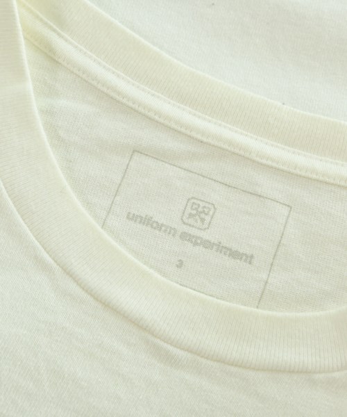 uniform experiment（ユニフォームエクスペリメント）Tシャツ・カットソー 白 サイズ:3(L位) メンズ/2200617669210