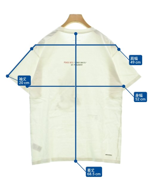 uniform experiment（ユニフォームエクスペリメント）Tシャツ・カットソー 白 サイズ:3(L位) メンズ/2200617669210
