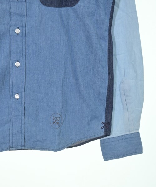 uniform experiment（ユニフォームエクスペリメント）カジュアルシャツ 青 サイズ:1(S位) メンズ/2200621054071