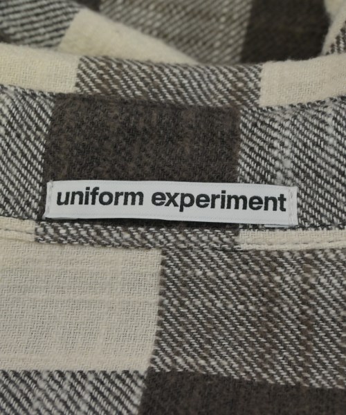 uniform experiment（ユニフォームエクスペリメント）カジュアルシャツ 茶 サイズ:3(L位) メンズ/2200607724080