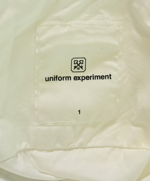 uniform experiment（ユニフォームエクスペリメント）カジュアルシャツ 白 サイズ:1(S位) メンズ/2200608603094