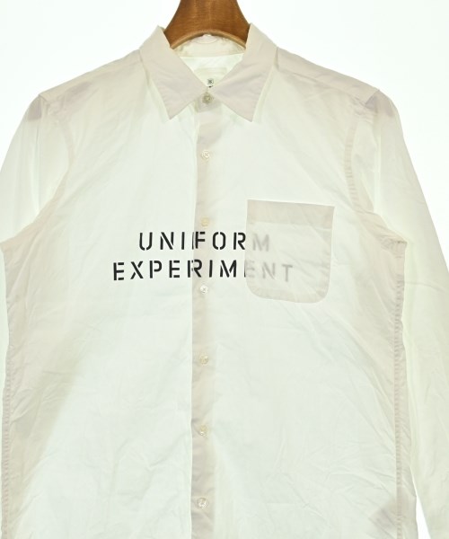 uniform experiment（ユニフォームエクスペリメント）カジュアルシャツ 白 サイズ:1(S位) メンズ/2200608603094