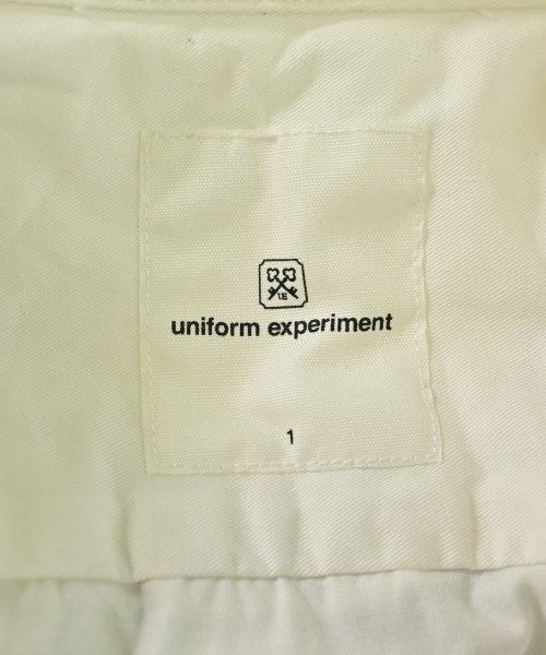 uniform experiment（ユニフォームエクスペリメント）カジュアルシャツ 白 サイズ:1(S位) メンズ/2200608603100