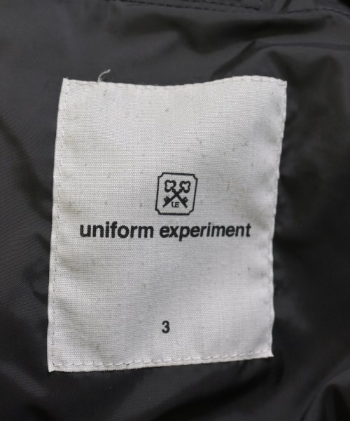 uniform experiment（ユニフォームエクスペリメント）ダウンジャケット/ダウンベスト 黒 サイズ:3(L位) メンズ/2200609484012