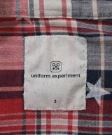 uniform experiment（ユニフォームエクスペリメント）カジュアルシャツ 赤 サイズ:3(L位) メンズ/2200609484036