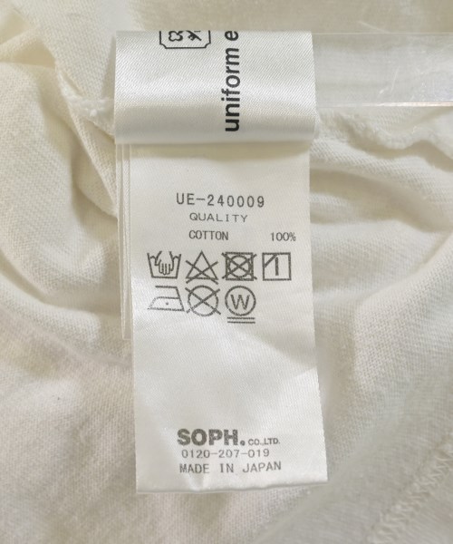uniform experiment（ユニフォームエクスペリメント）Tシャツ・カットソー 白 サイズ:3(L位) メンズ/2200563333036