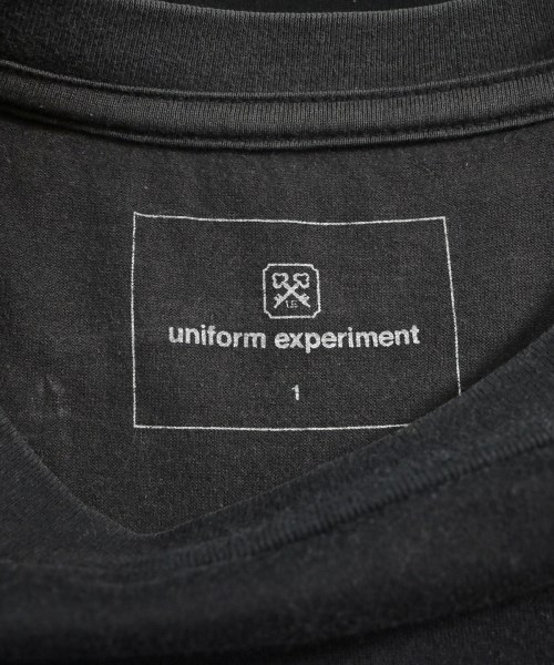 uniform experiment（ユニフォームエクスペリメント）Tシャツ・カットソー 黒 サイズ:1(S位) メンズ/2200564629039