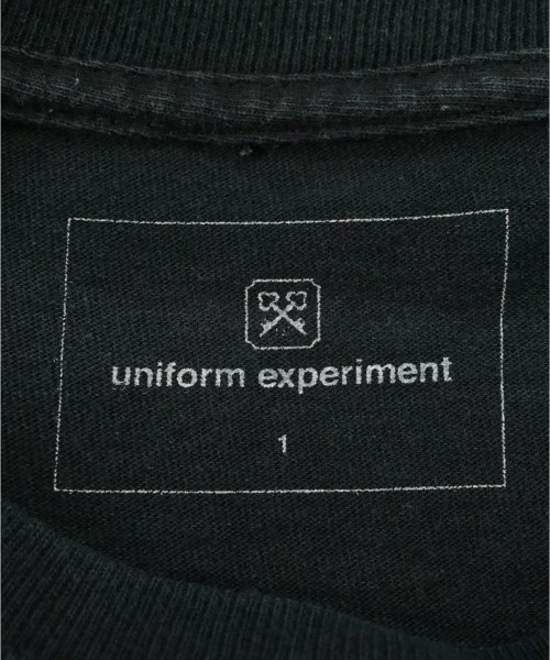 uniform experiment（ユニフォームエクスペリメント）Tシャツ・カットソー 黒 サイズ:1(S位) メンズ/2200566157165
