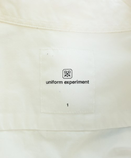 uniform experiment（ユニフォームエクスペリメント）カジュアルシャツ 白 サイズ:1(S位) メンズ/2200566157240