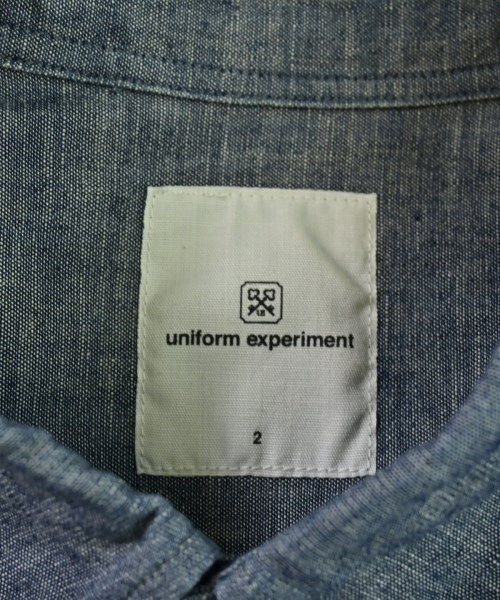uniform experiment（ユニフォームエクスペリメント）カジュアルシャツ 紺 サイズ:2(M位) メンズ/2200561306087