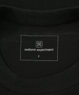 uniform experiment（ユニフォームエクスペリメント）Tシャツ・カットソー 黒 サイズ:2(M位) メンズ/2200561649016
