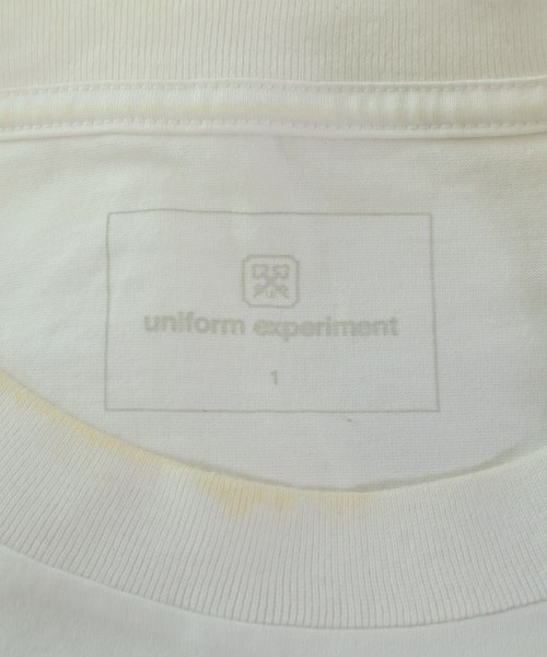 uniform experiment（ユニフォームエクスペリメント）Tシャツ・カットソー 白 サイズ:1(S位) メンズ/2200670582099