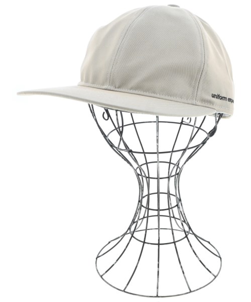 uniform experiment(ユニフォームエクスペリメント)キャップ ベージュ サイズ:F/2200678751039