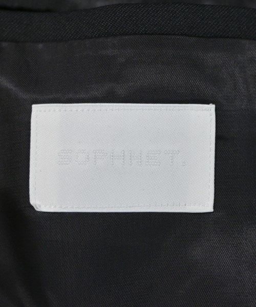 SOPHNET.（ソフネット）テーラードジャケット 黒 サイズ:1(S位) メンズ/2200679357094