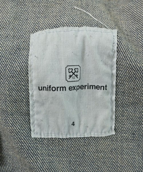 uniform experiment（ユニフォームエクスペリメント）デニムジャケット 青 サイズ:4(XL位) メンズ/2200681110038