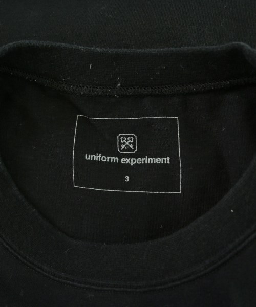 uniform experiment（ユニフォームエクスペリメント）Tシャツ・カットソー 黒 サイズ:3(L位) メンズ/2200679905424